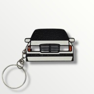 Brelok Mercedes w124 - Różne kolory zawieszka samochód 3D do kluczy