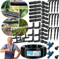 WĄŻ NAWADNIACZ KROPLUJĄCA 100M SYSTEM DO NAWADNIANIA KROPELKOWEGO 181 EL.