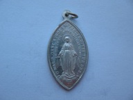 MATKA BOŻA przedwojenny MEDALIK ALUMINIUM