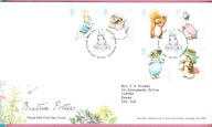 Anglia 2016 FDC 6zn+INFO,literatura,PIOTRUŚ KRÓLIK, Beatrix Potter, Mi 24€