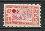 Senegal x S596 targ Czerwony Krzyż przegięcie