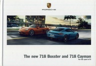 Porsche 718 prospekt 04 2016 model 2017 150 str.