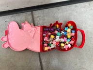 Walizka pojemnik na zabawki Peppa Pig / Świnka Pepa + figurki (23 sztuki)