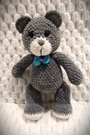 Miś klasyczny - dowolny kolor 30 cm szydełko - NA ZAMÓWIENIE