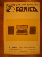 RGWS-302 Gramofon Karta informacyjna Fonica