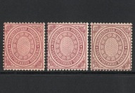 Północne Niemcy Norddeutscher Postbezirk 1869 rok Mi 24**/* Różne Odcienie