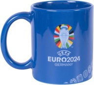 UEFA EURO2024 Licencjonowany niebieski kubek ceramiczny 330 ml HOLOGRAM