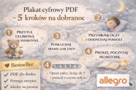 Plakat PDF do druku – 5 kroków na dobranoc A4/A3