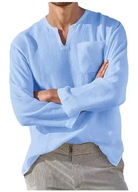 Nowa męska koszula letnia niebieska rozmiar XXL