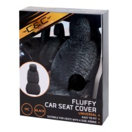 C&C POKROWIEC NA FOTEL SAMOCHODOWY UNIWERSALNY CZARNY