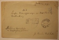 PISZCZAC - BIAŁA PODLASKA - STARA KOPERTA + 3 ZNACZKI + 3 PIECZĄTKI