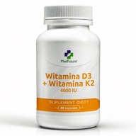 Witamina D3 4000 IU + K2 MK-7 100 mcg - Naturalne wsparcie odporności