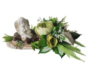 Stroik Cmentarz Anioł Na Drewnie W Piwoniach – Kaliach