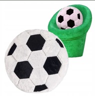 PIŁKA NOŻNA PODUSZKA PLUSZOWA 35 CM FUTBOL PIŁKARSKA DEKORACJA DLA FANA