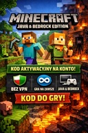 MINECRAFT JAVA & BEDROCK EDITION PC MICROSOFT AUTOMATYCZNA DOSTAWA 24/7