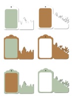 zawieszki prezentowe LAS 6 sztuk