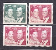 SZWECJA ** SŁANIA, król z żoną Mi 952-53