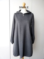 SIMPLE CODZIENNA GRAFITOWA Z KAPTUREM 38