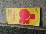 Poznań Międzynarodowe Targi Poznańskie stary plan 1984r