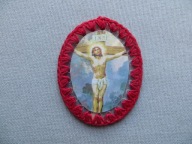 UKRZYŻOWANY JEZUS CHRYSTUS CHRYSTUS NA KRZYŻU - Relikwia - RELIKWIARZ - 5