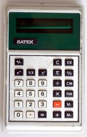 Kalkulator SATEK 802MSQ, wyświetlacz VFD, vintage