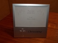 CHRZEST RAMKA 16X16CM NA ZDJĘCIA 10X15 CM METALOWA