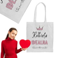 PREZENT NA DZIEŃ KOBIET EKO EKOLOGICZNA TORBA Z NADRUKIEM DLA ŻONY NIEJ