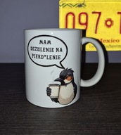 Personalizowany, śmieszny Foto Kubek "Mam uczulenie na pierd*lenie"