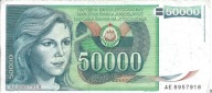 Jugosławia 50000 dinara 1988