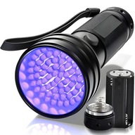 Latarka UV LED Taktyczna Policyjna Szperacz Bursztynu Retoo E858