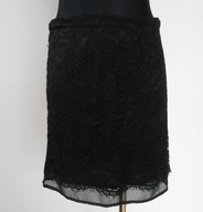 Spódnica mini czarna koronka roz m/l NOWA