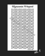 wyzwanie oszczędnościowe 70 kopert *wielorazowe*