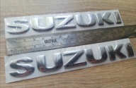 Emblemat SUZUKI Napis 3D Chrom 15cm 2szt +Gift