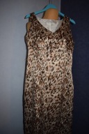 * JACQUELINE RIU * SUKIENKA ELEGANCKA OŁÓWKOWA PANTERKA_42