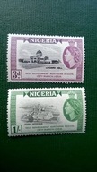 Nigeria ** 2 znaczki QEII kolonie angielskie brytyjskie