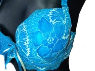 Koronkowy biustonosz stanik push-up r. 75B