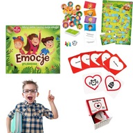 EMOCJE GRA PLANSZOWA EDUKACYJNA KUKURYKU DLA DZIECI ZABAWKA RODZINNA