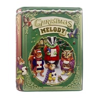 Pojemnik metalowy na słodycze herbatę kawę 'Książka mała' 18x15 cm