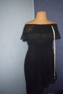 PIĘKNA SUKIENKA LETNIA WŁOSKA KORONKOWA KOKTAJLOWA_40