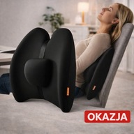 PODUSZKA ORTOPEDYCZNA MASUJĄCA POD PLECY LĘDŹWIA NA FOTEL OKAZJA