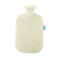 Termofor Sensiplast 2L z gumy + pokrowiec polarowy beżowy komfort ciepła