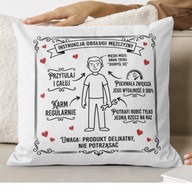 Poduszka na Walentynki, instrukcja obsługi mężczyzny
