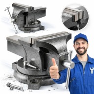 IMADŁO STOŁOWE 125MM OBROTOWE 360° KOWADŁO SOLIDNE