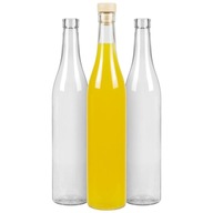 10x Butelki ROSA 500 ml butelka szklana z korkiem na nalewki wino bimber