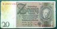 BANKNOT DO KOLEKCJI NIEMCY 20 MAREK 1929
