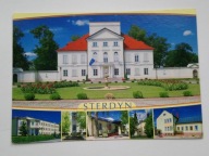 STERDYŃ pałac Ossolińskich i inne widoki - pocztówka