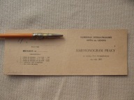 KOMBINAT METALURGICZNY HUTA im. LENINA HARMONOGRAM PRACY 1987
