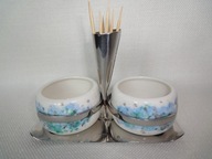 SAFAC przyprawniki na stojaczku solniczka pieprzniczka