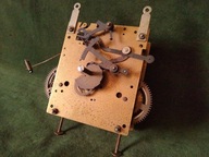 Stary niemiecki mechanizm do zegara JUNGHANS W.748.10 5 010