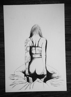 Akt Artystyczny – Praca Ręcznie Tworzona (324) – dla 884 Skubalskich